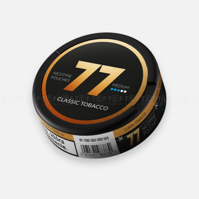 77 Woreczki Nikotynowe Classic Tobacco Medium