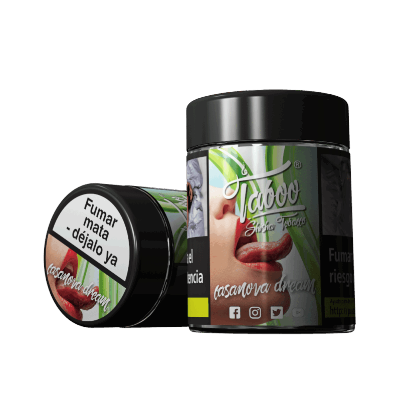 Taboo Tytoń do Shishy Casanova Dream 50g Aromat: ogórkowa lemoniada