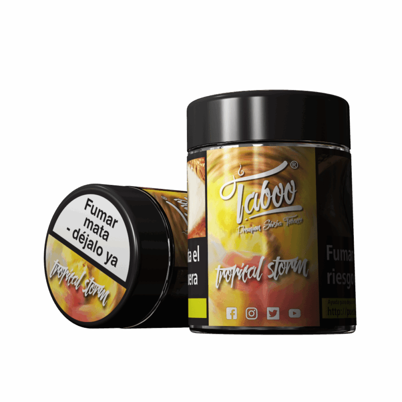 Taboo Tytoń do Shishy Tropical Storm 50 g: ananas, brzoskwinia, cytryna, guawa, mięta