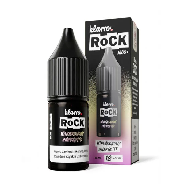 Klarro Rock Winogronowy Energetyk 18mg/10ml