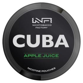 Woreczki Nikotynowe CUBA Black 66mg (Apple Juice)